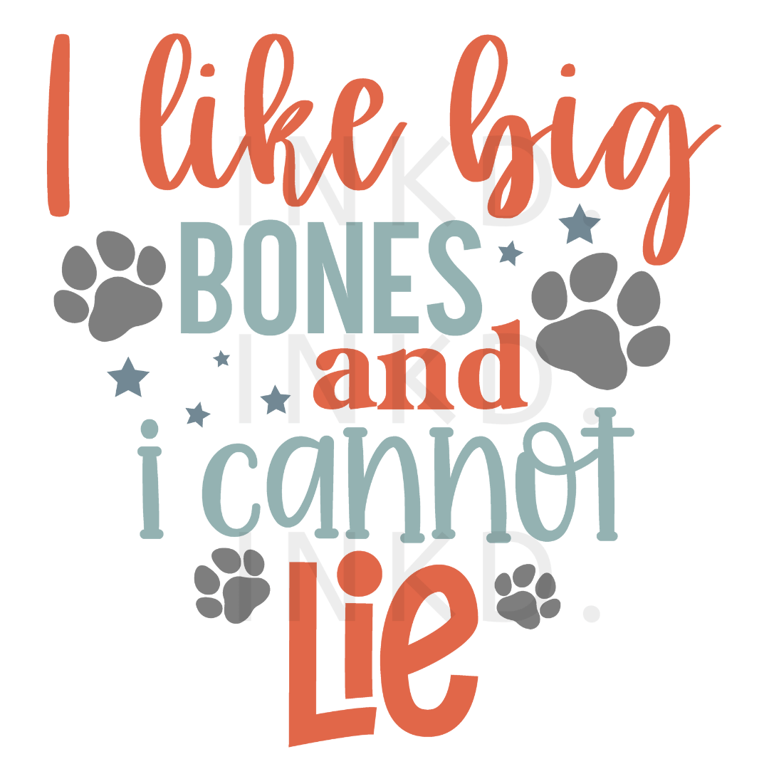 I Like Big Bones & I Cannot Lie | Pet Bandana