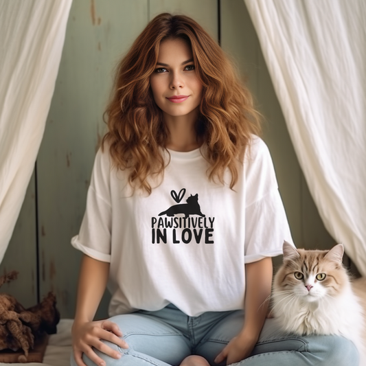 "printed pawsitively tee"
