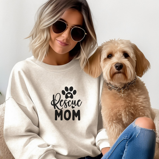 "Printed Tess dog mom"