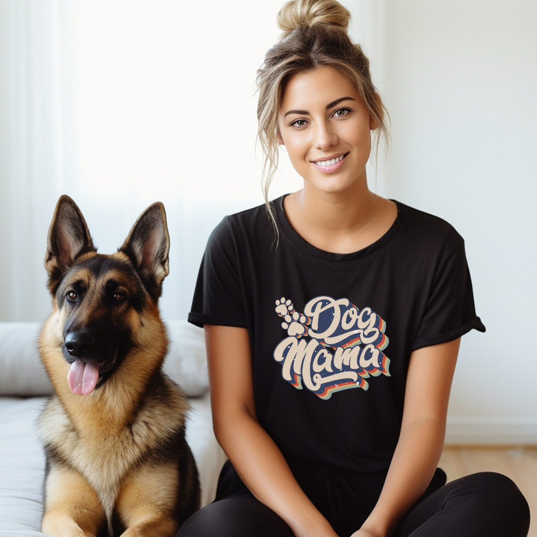 Retro Dog Mama | Unisex Shirt and Sweatshirt