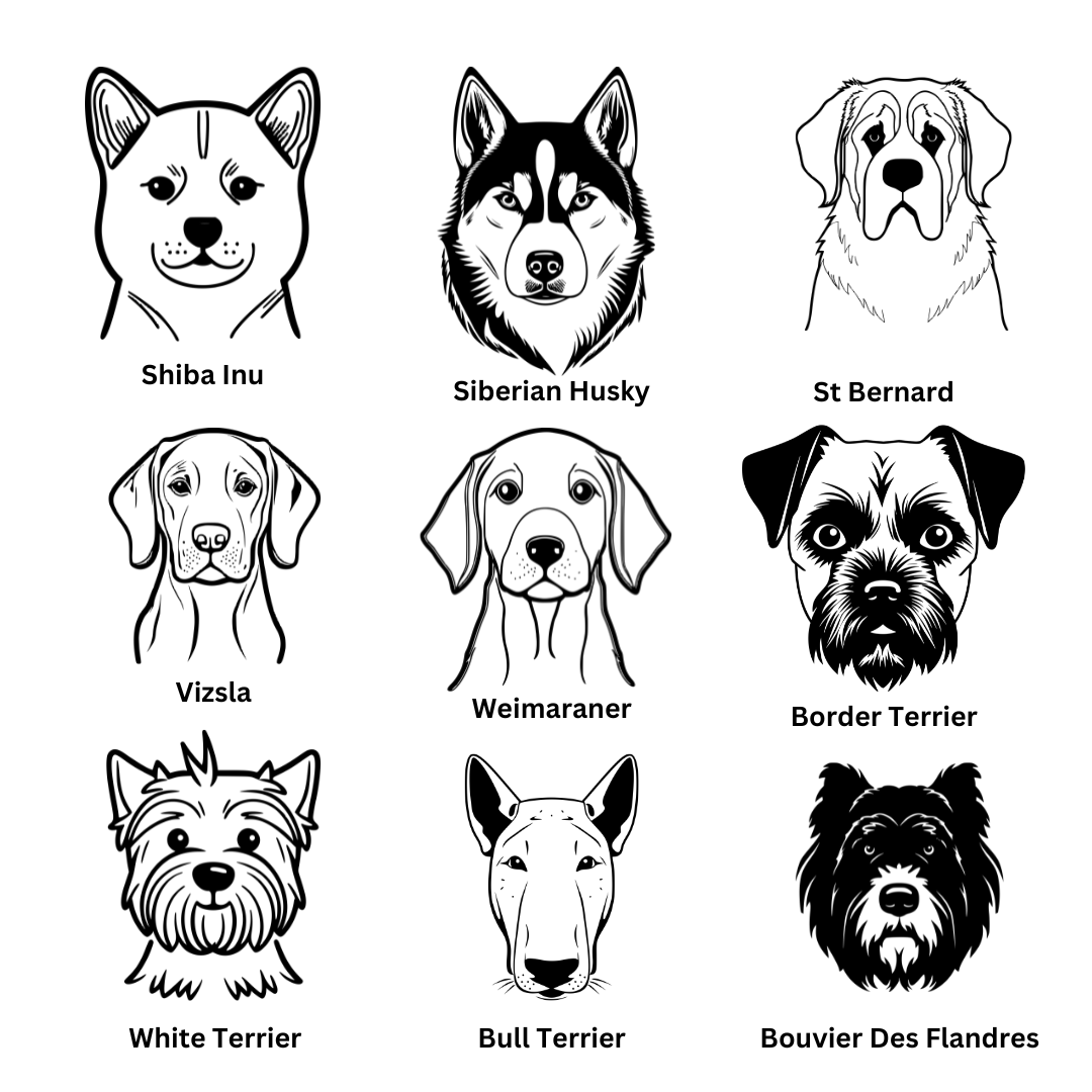 "Cool dog breeds designs for clothing"