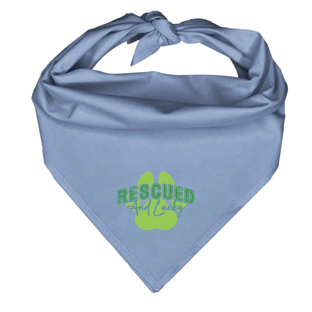 Rescued And Lucky | Pet Bandana