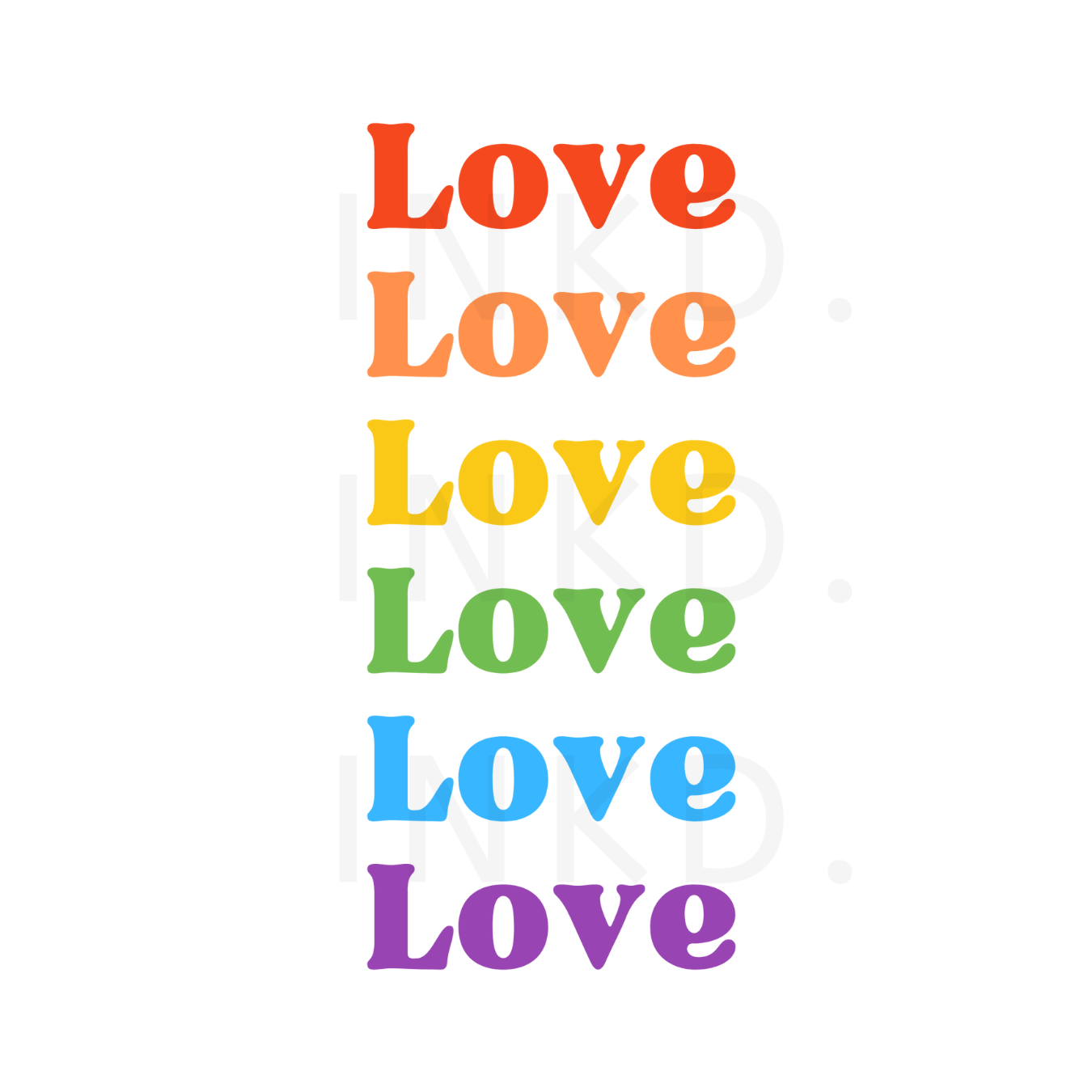 Colores del orgullo del amor