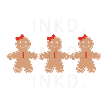 "Gingerbread cookies graphic design close-up."